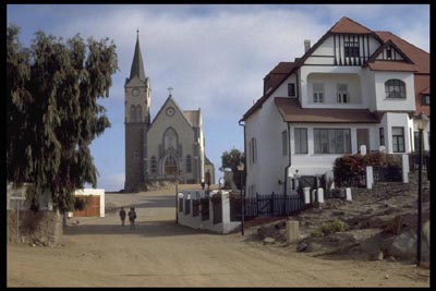 Felsenkirche in  - Lüderitz - Namibia