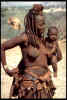 Himba Frau mit Kleinkind - Namibia