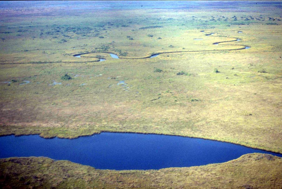 Fluss im Okawangodelta - Botswana