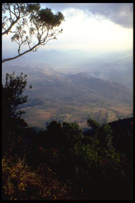 Blick vom Zomba Plateau - Malawi