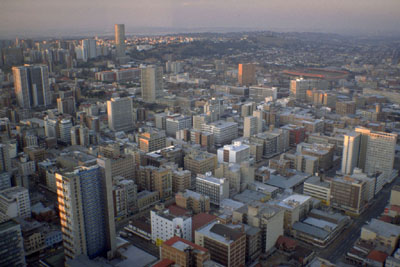 Blick über Johannisburg - Südafrika