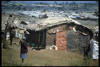 Slums von Nairobi - Kenia