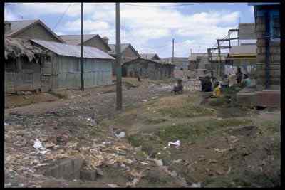 Slumbereich von Nairobi - Kenia