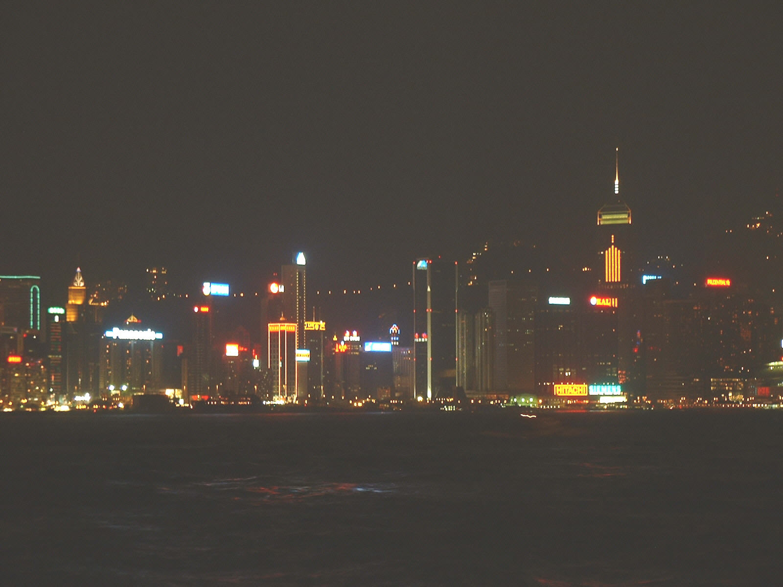 Nächtliche Skyline - Hongkong - China