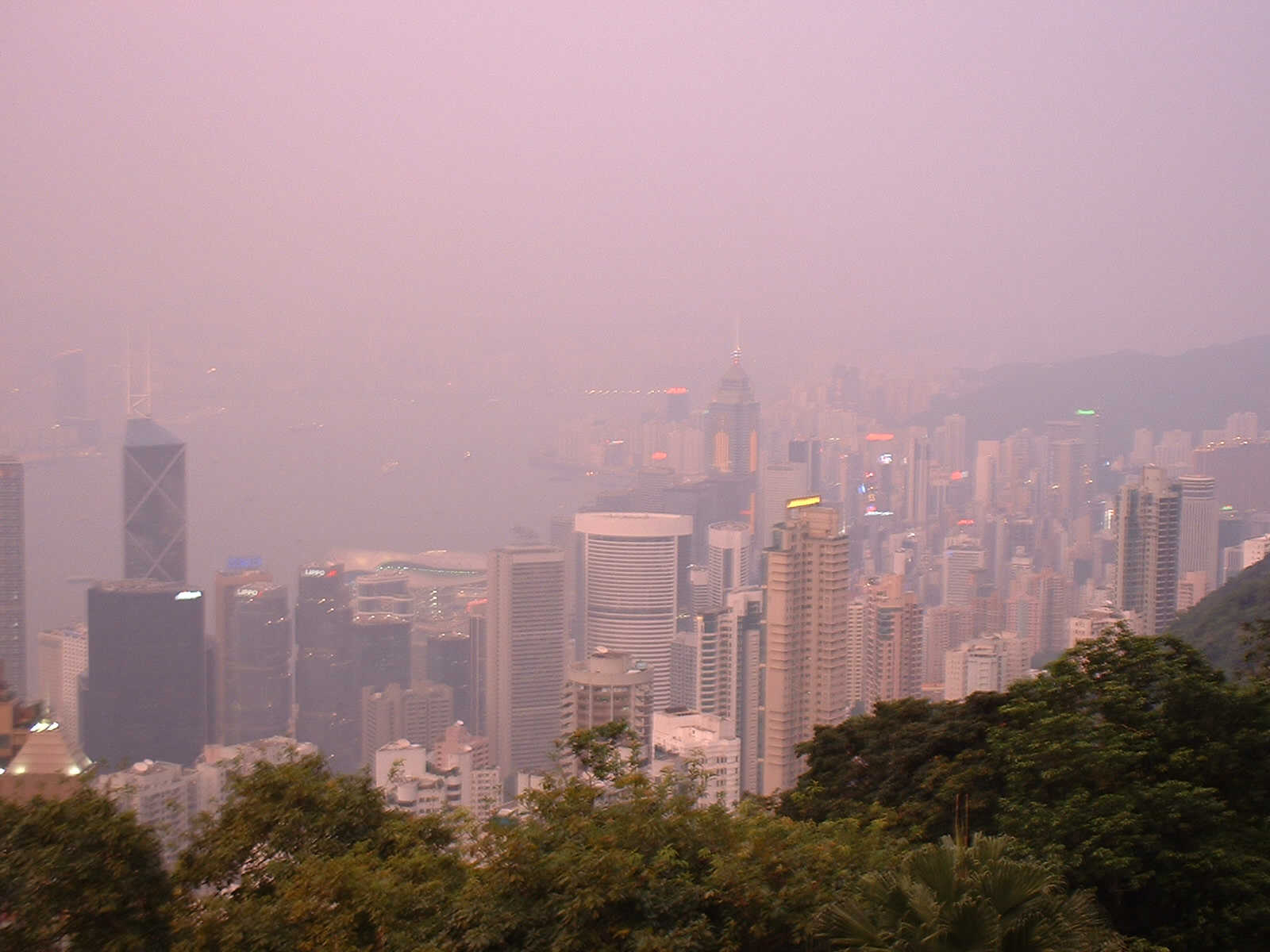 Skyline von Hongkong - Victory Peak - China
