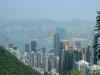 Victory Peak mit Blick auf den Hafen von Hongkong - China