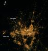 Satellitenaufnahme - Seoul bei Nacht - Südkorea