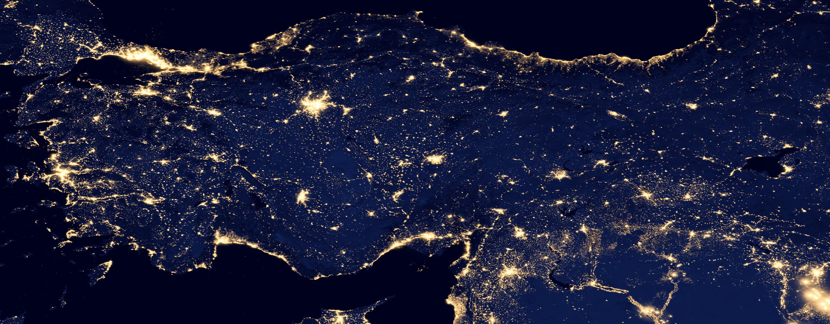 Türkei bei Nacht