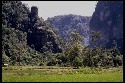 Sianok Canyon bei Bukittinggi