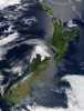 Satellitenaufnahme - Neuseeland