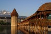 Kapellbrücke und Wasserturm  - Luzern -Kanton Luzern - Schweiz