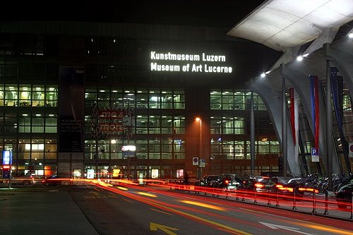 Kunstmuseum und Bahnhof - Luzern -Kanton Luzern - Schweiz