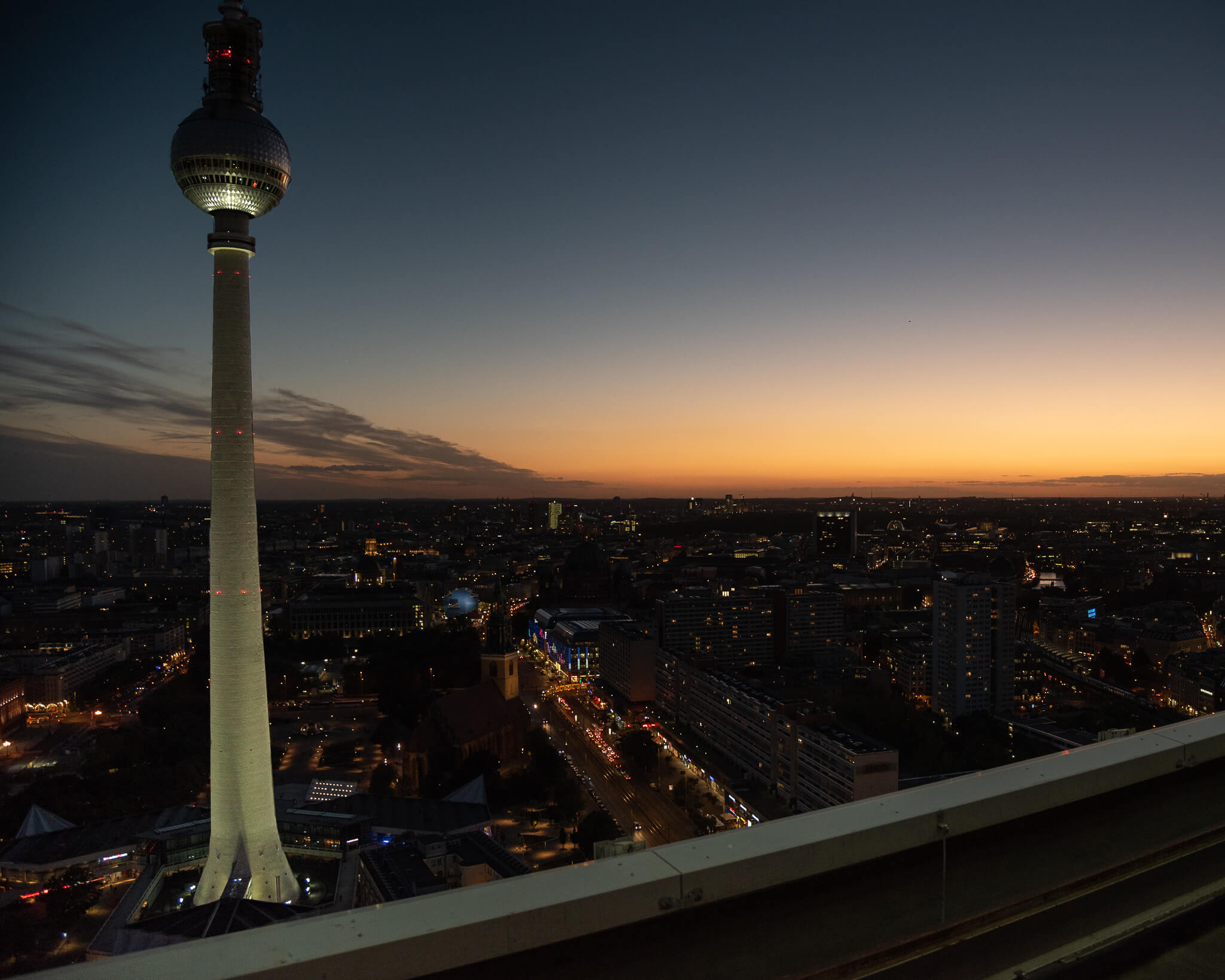 Sonnenuntergang in Berlin 