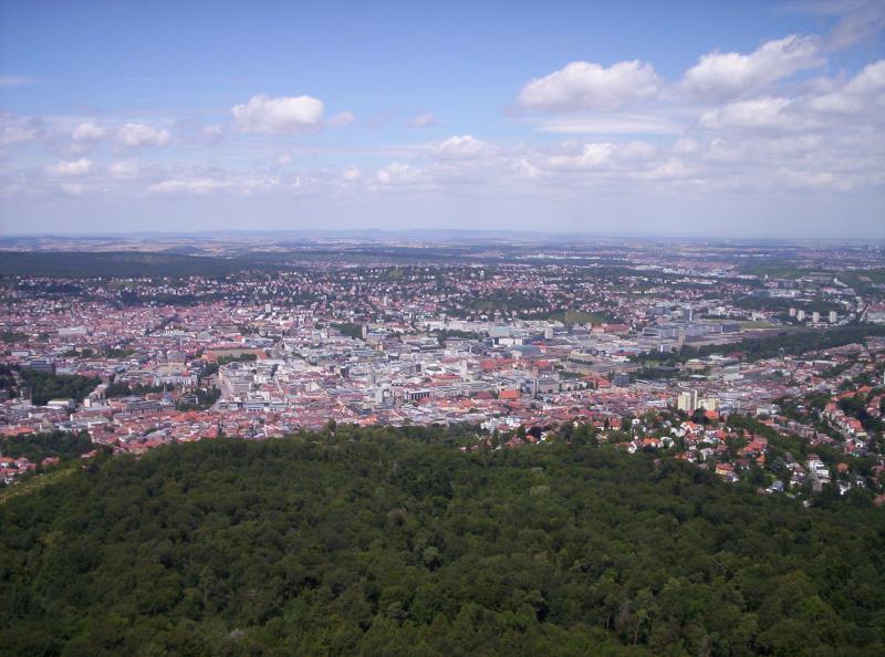 Blick vom Stuttgarter Fernsehturm - Deutschland