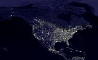 Nordamerika bei Nacht Nordamerika bei Nacht