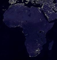 Afrika bei Nacht Afrika bei Nacht