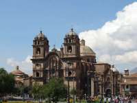 Eine Kirche in Cusco, Peru