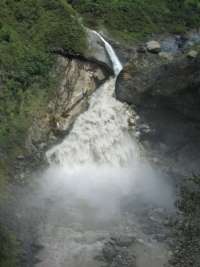 Wasserfall bei Banos, Ecuador
