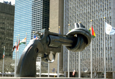 Friedenssymbol  - UNO - New York - USA