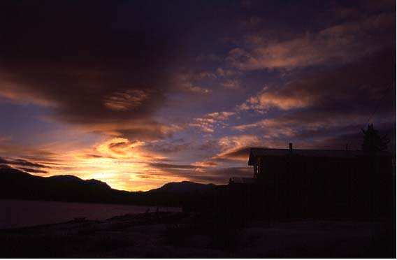 Sonnenuntergang im Yukon - USA/Kanada