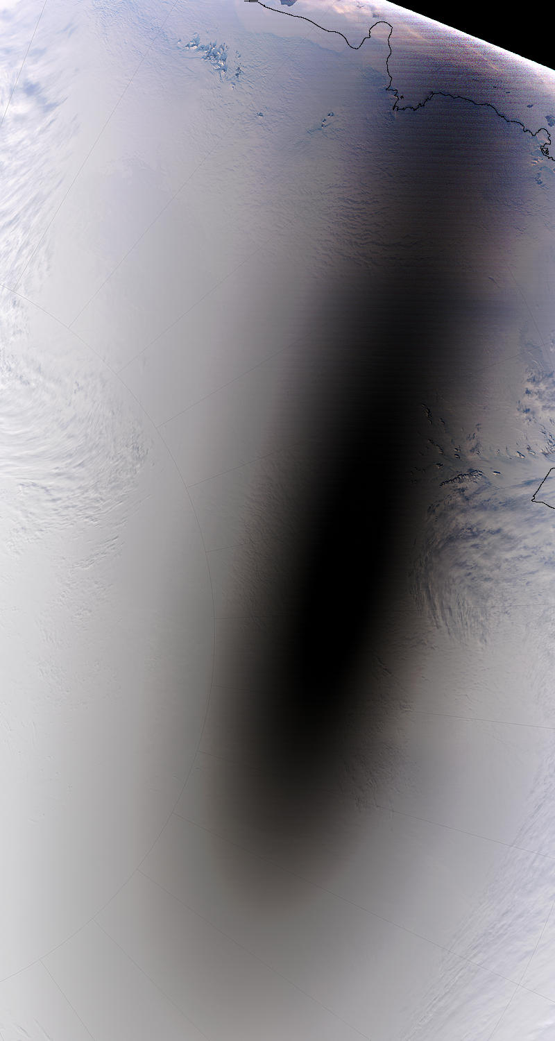 Sonnenfinsternis in der Antarktis